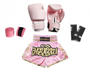Kids Muay Thai Boxing Set 121 : LightPink