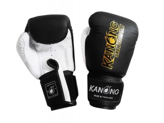 Kanong Muay Thai Kickboxing Gloves : Black