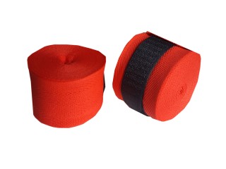 Kanong  Kids Elastic Muay Thai Handwraps : Red