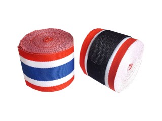 Kanong Kids Elastic Muay Thai Handwraps : Thai Flag