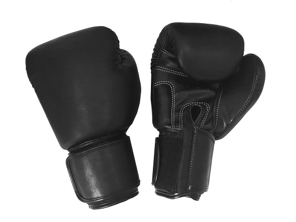 Kanong Muay Thai Boxing Gloves : Classic Black