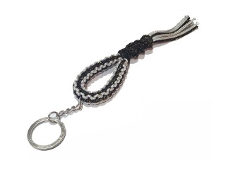 Kanong Muay Thai Mong kol Keyring : Black/Silver