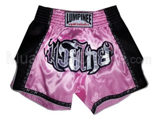 Lumpinee Woman Retro Muay Thai Shorts : LUMRTO-003 Pink-W