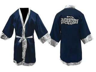 Kanong Customize Muay Thai Fight Robe : KNFIR-125-Black