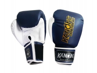 Kanong Muay Thai Boxing Gloves : Navy