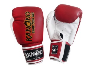 Kanong Muay Thai Boxing Gloves : Red