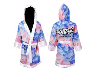 Personalised Sublimation Muay Thai Fight Robe - Custom Boxing Gown