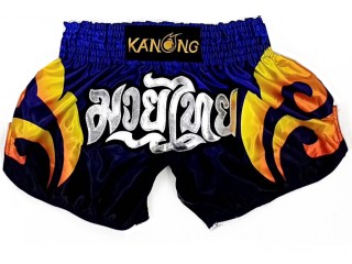Kanong Retro Thai Boxing Shorts : KNSRTO-506
