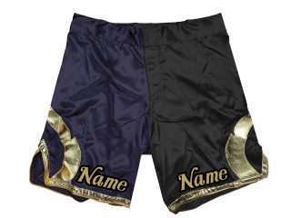 Personalised MMA shorts : Navy-Black