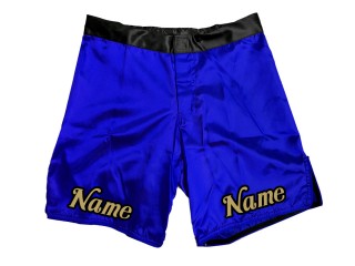 Custom MMA shorts : Blue