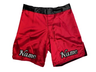 Custom MMA shorts : Red