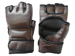 Customize MMA Grappling gloves : Brown