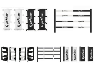 Custom Boxing Ring Cover set  : White/Black