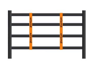 Customisable Boxing Ring Rope Spacers : Orange