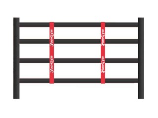Customisable Boxing Ring Rope Spacers : Red