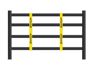 Customisable Boxing Ring Rope Spacers : Yellow