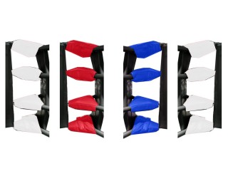 Customisable Boxing Ring Turnbuckle Covering (16 pcs) : Red/Blue/White