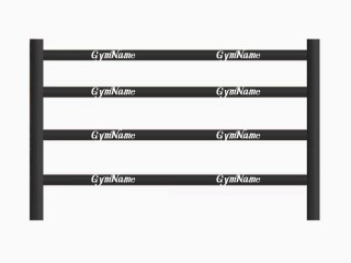 Custom Boxing Ring Rope Covers 3m (16 pcs For Boxing Ring 4x4m) : Black