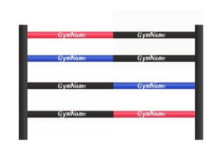 Custom Boxing Ring Rope Covers 3m (16 pcs For Boxing Ring 4x4m) : Red/Blue/Black