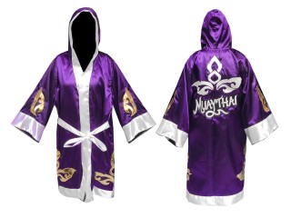 Kanong Custom Muay Thai Fight Robe : KNFIR-143-Purple