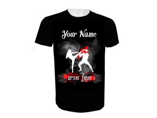 Add Name Muay Thai Kick Boxing T-Shirt : KNTSHCUST-006