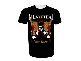Add Name Muay Thai Kick Boxing T-Shirt : KNTSHCUST-011