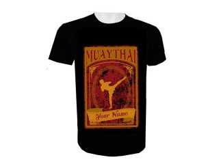 Add Name Muay Thai Kick Boxing T-Shirt : KNTSHCUST-013