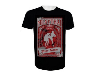 Add Name Muay Thai Kick Boxing T-Shirt : KNTSHCUST-014