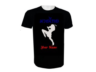 Add Name Muay Thai Kick Boxing T-Shirt : KNTSHCUST-016