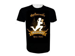 Add Name Muay Thai Kick Boxing T-Shirt : KNTSHCUST-017