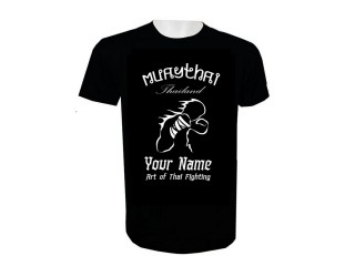 Add Name Muay Thai Kick Boxing T-Shirt : KNTSHCUST-018