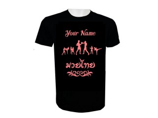 Add Name Muay Thai Kick Boxing T-Shirt : KNTSHCUST-019