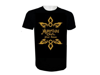 Add Name Muay Thai Kick Boxing T-Shirt : KNTSHCUST-020