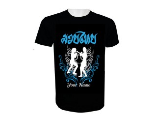 Add Name Muay Thai Kick Boxing T-Shirt : KNTSHCUSTWO-002