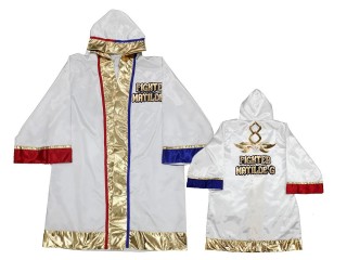 Kanong Customize Muay Thai Boxing Robe with hood : KNFIRCUST-003