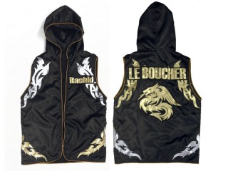 Kanong Custom Muay Thai Hoodies / Walk in Hoodies Jacket : KNHODCUST-002-Black