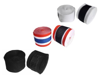 Muay Thai Set - 3 Elastic Boxing Handwraps for Muay Thai