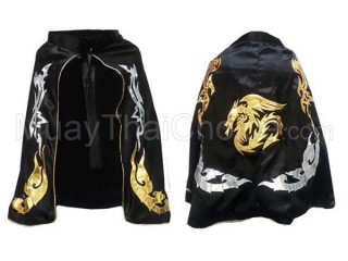 Kanong Kids Muay Thai Batman Robe : Black Dragon