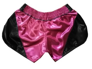 Kanong Retro Thai Boxing Shorts : KNSRTO-202-Maroon