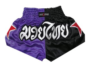 Boxsense Kids Muay Thai Shorts : BXSKID-005-Purple