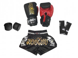 Kids Muay Thai Bundle Set : Black