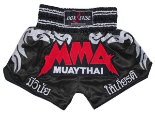 Boxsense Thai Boxing Shorts : BXS-066-Black
