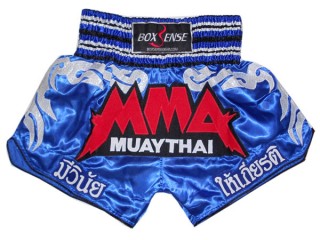Boxsense Thai Boxing Shorts : BXS-066-Blue