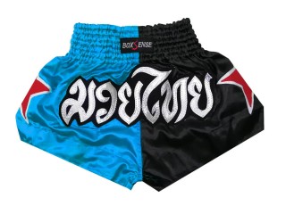 Boxsense Kids Muay Thai fight Shorts : BXSKID-005-SkyBlue