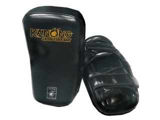 Kanong Muay Thai Training Curved Kick Paos : Black