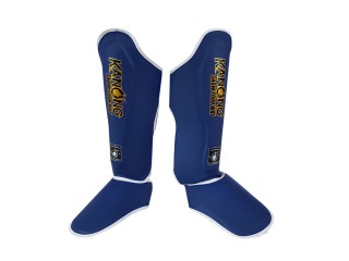 Kanong Muay Thai Shin Pads : Navy