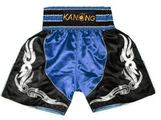 Kanong Boxing Shorts Trunks : KNBSH-202-Blue-Black
