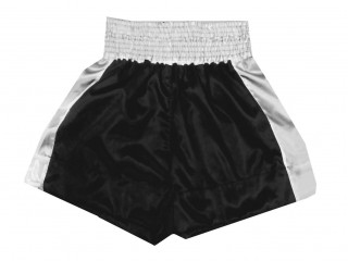 Kanong Traditional Boxing Shorts Trunks : KNBSH-301-Classic-Black