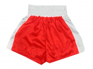 Kanong Traditional Boxing Shorts Trunks : KNBSH-301-Classic-Red