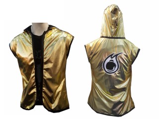 KANONG Custom Woman Muay Thai Hoodies / Walk in Hoodies Jacket for Woman : Gold